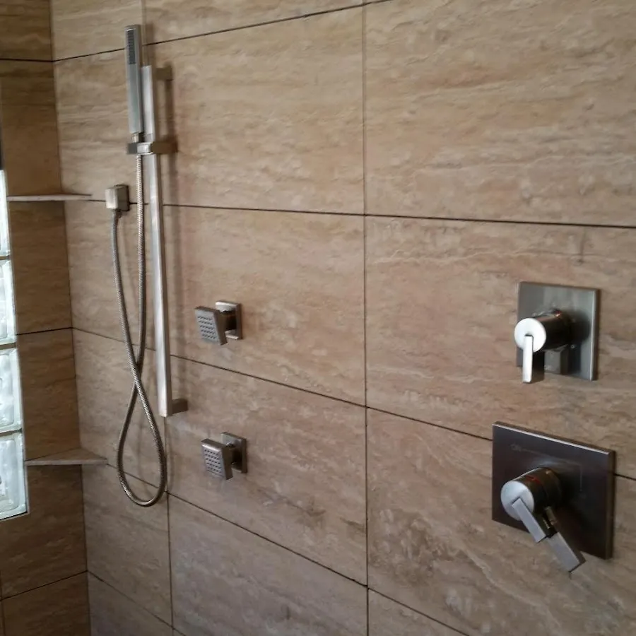 Shower fixture installation for Water Heater Replacement in Warrenville